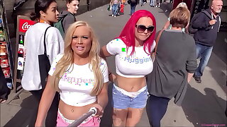 Jessica Morgan   Roxi Keogh wear nappies down public!